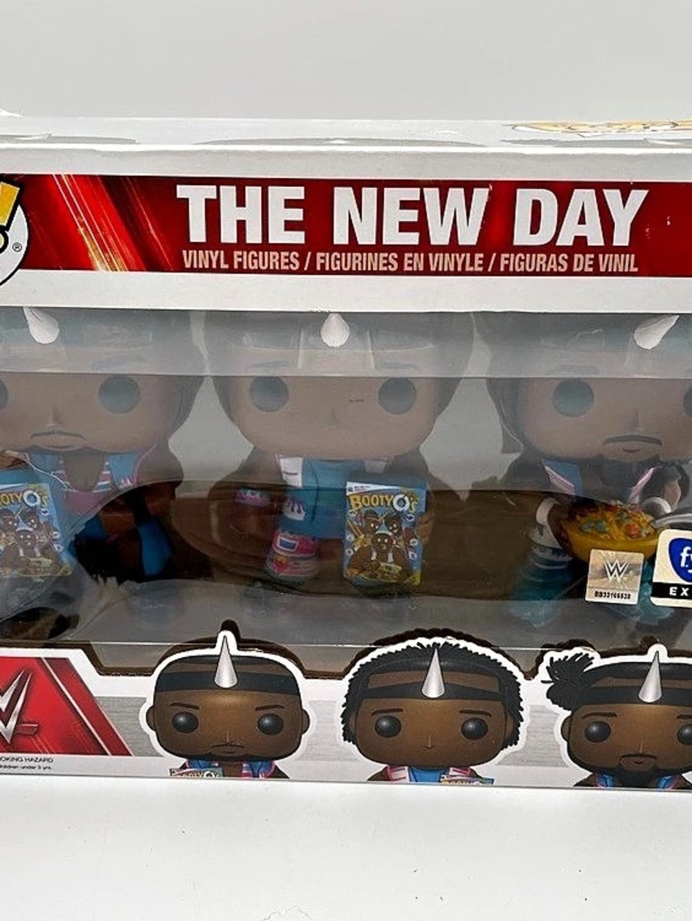 Funko The New Day 3-Pack WWE Vinyl Figures Blue & Red
